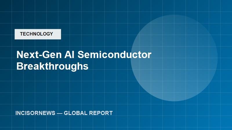 AI Chip Innovations Drive Historic Computing Transformation