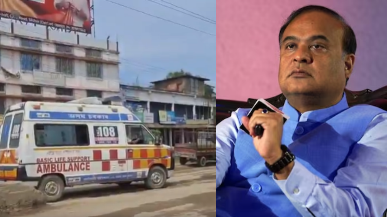 Developing Story: Ambulance stopped for CM Himanta’s convoy: 4 Assam cops suspended