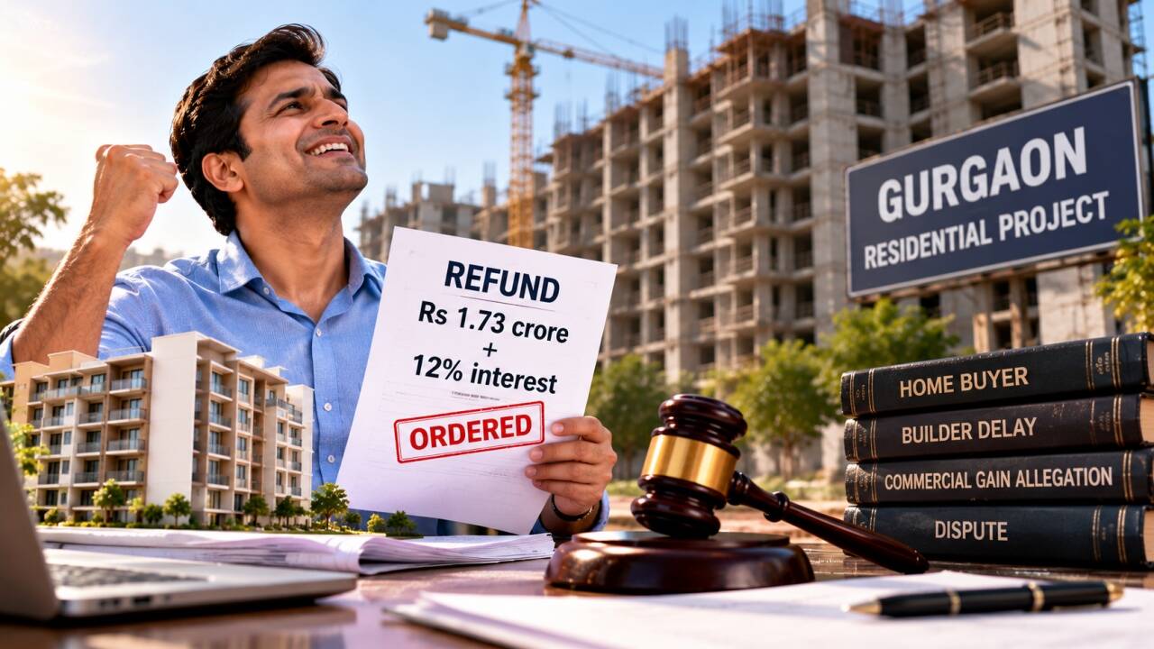 Man Paid Rs 1.73 Cr for Gurgaon Flat, Waited for a Decade; Commission Orders Refund