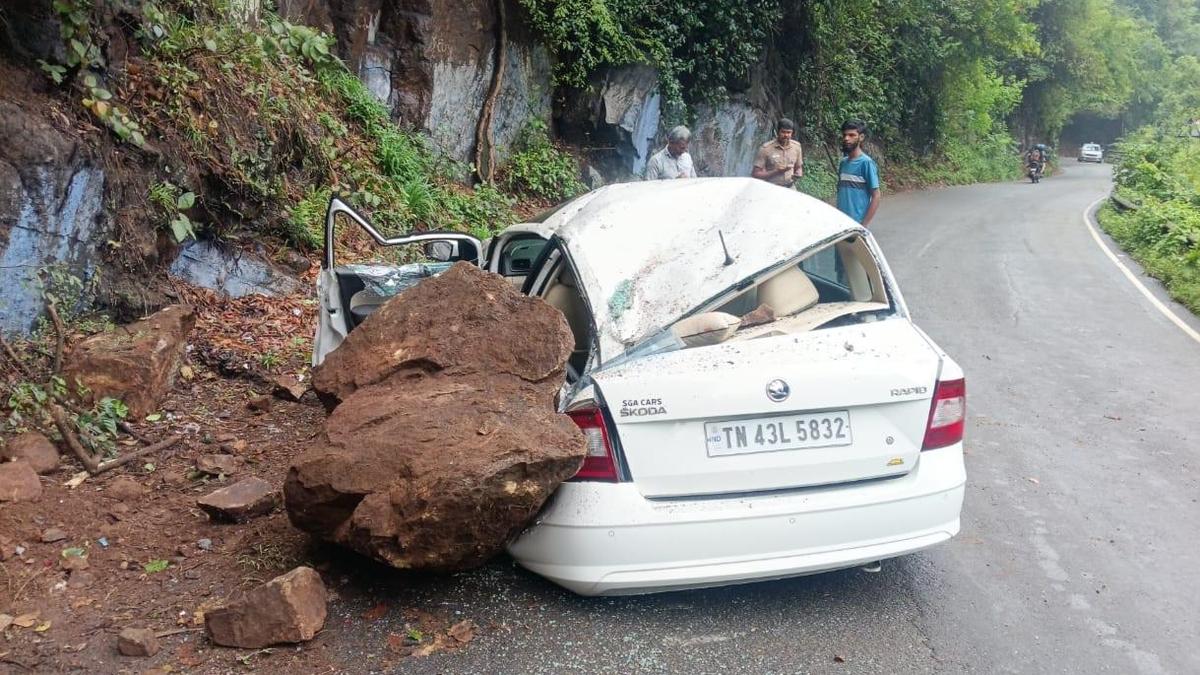 Tragic Rockfall on Ooty Road Kills Retired Air Force Officer