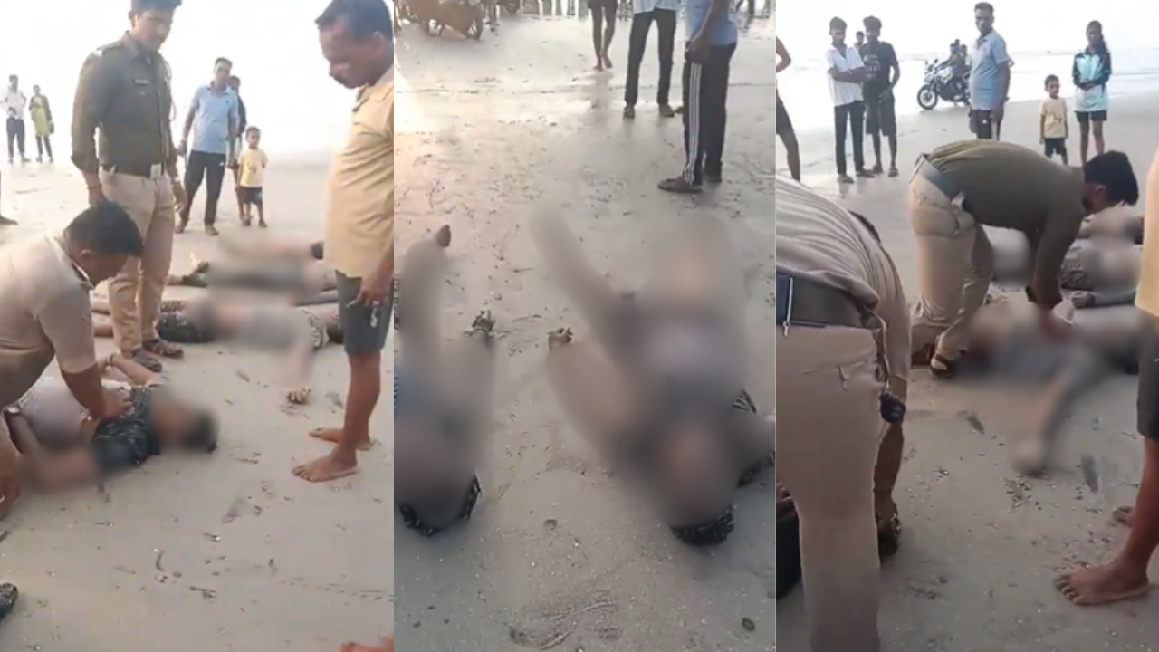 Developing Story: 8 Pune students on school picnic drown at Diveagar beach; bodies recovered