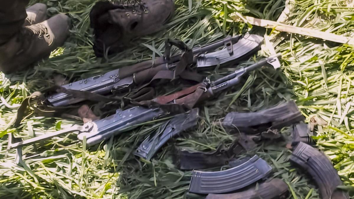 Cache of Arms, Ammunition Recovered from Forest in Jammu and Kashmir's Baramulla