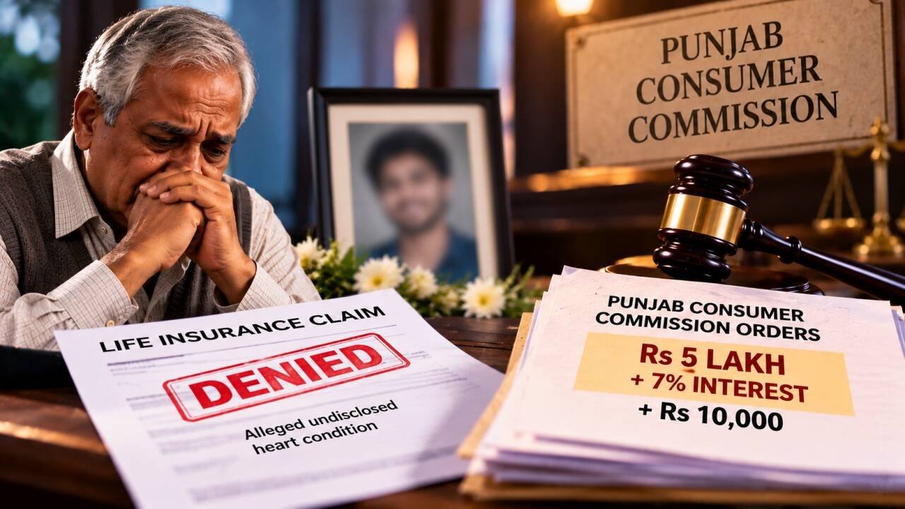 Developing Story: Son died, LIC denied Rs 5 lakh insurance; Commission orders payout with interest