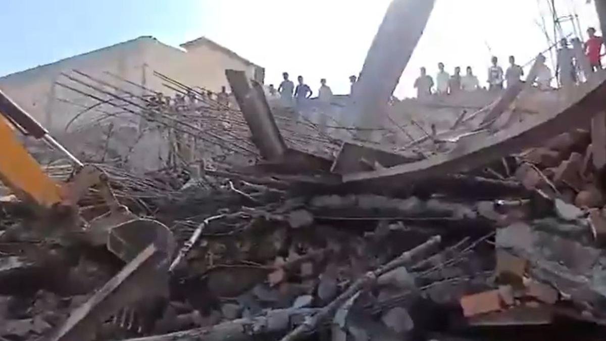 Under-construction building collapses near Ambala City; 10 injured, more labourers feared trapped
