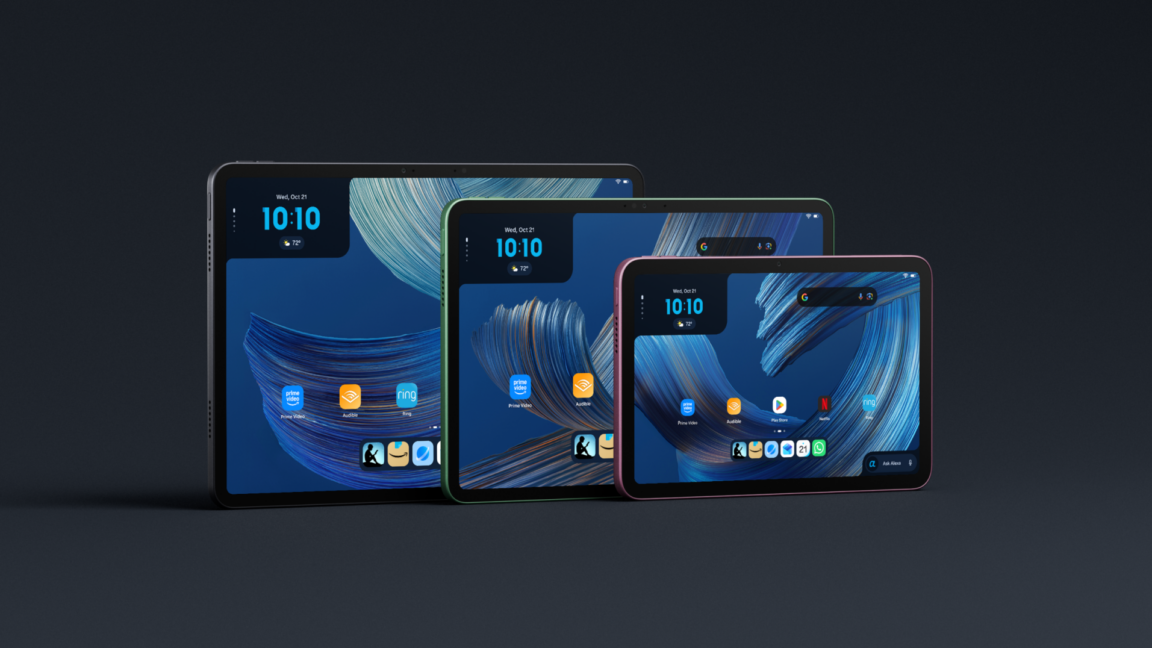 Amazon's New Alexa Tablets Drop the Fire Branding but Are More Android Than Ever