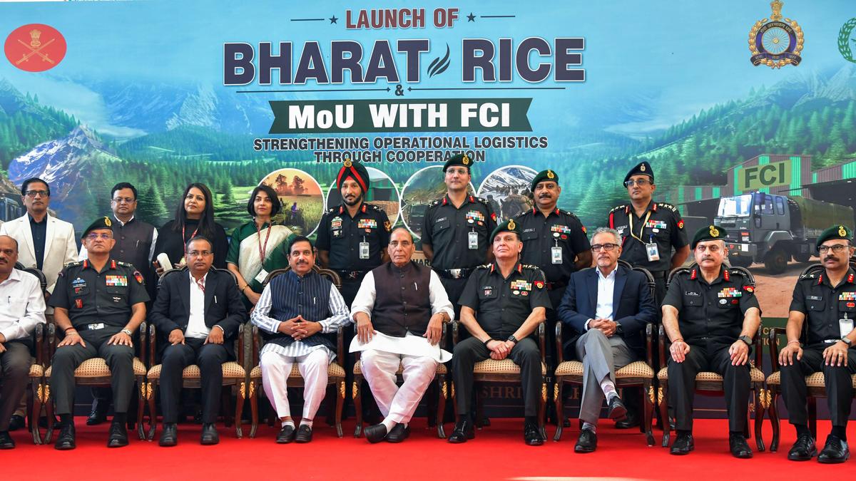 Army Unveils Bharat Rice for Troops, Signs Mou With FCI to Bolster Operational Logistics in Major Strategic Push
