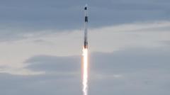 SpaceX Falcon 9 Blasts Off with Four Astronauts to ISS