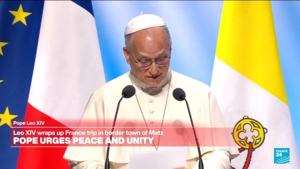 REPLAY: Pope urges peace and unity in Europe on final day of France visit