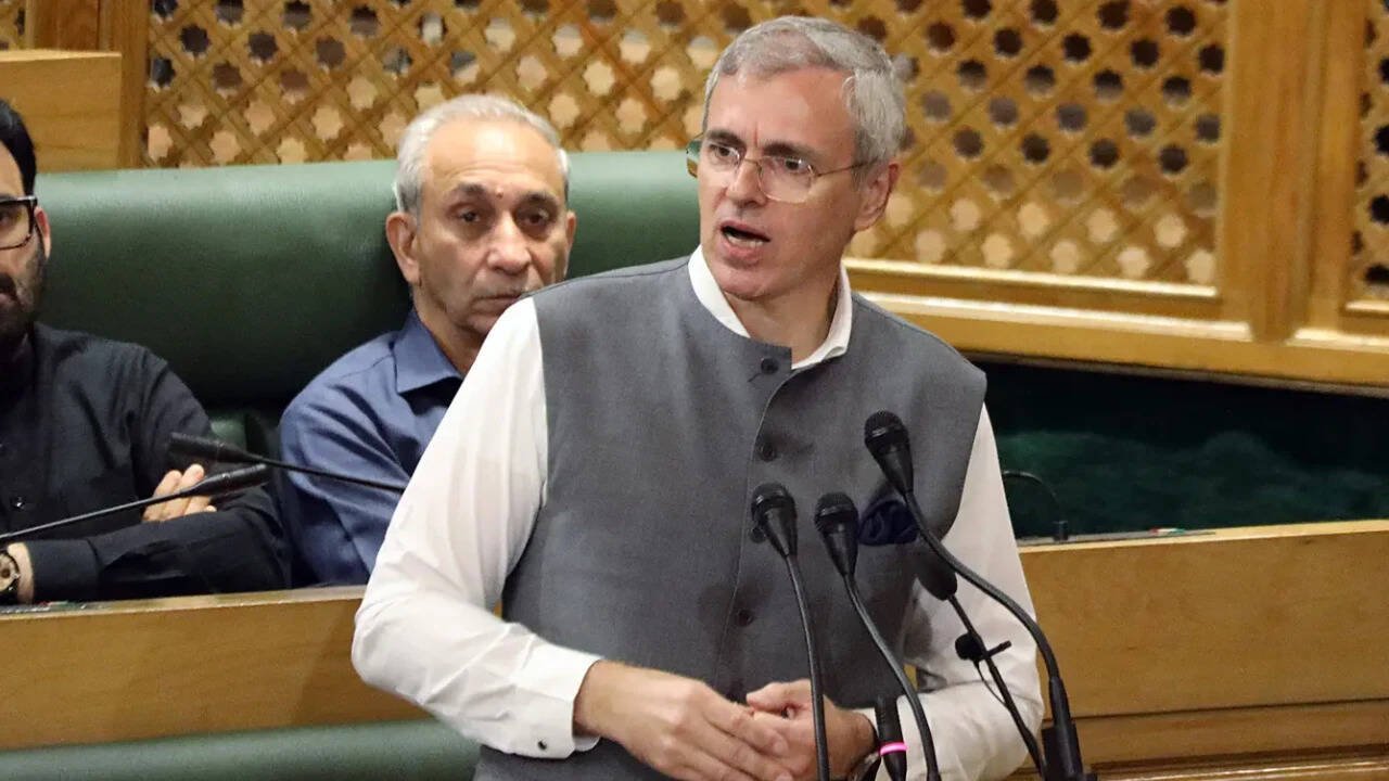 Will Pakistan decide J&amp;K statehood, asks CM Omar Abdullah