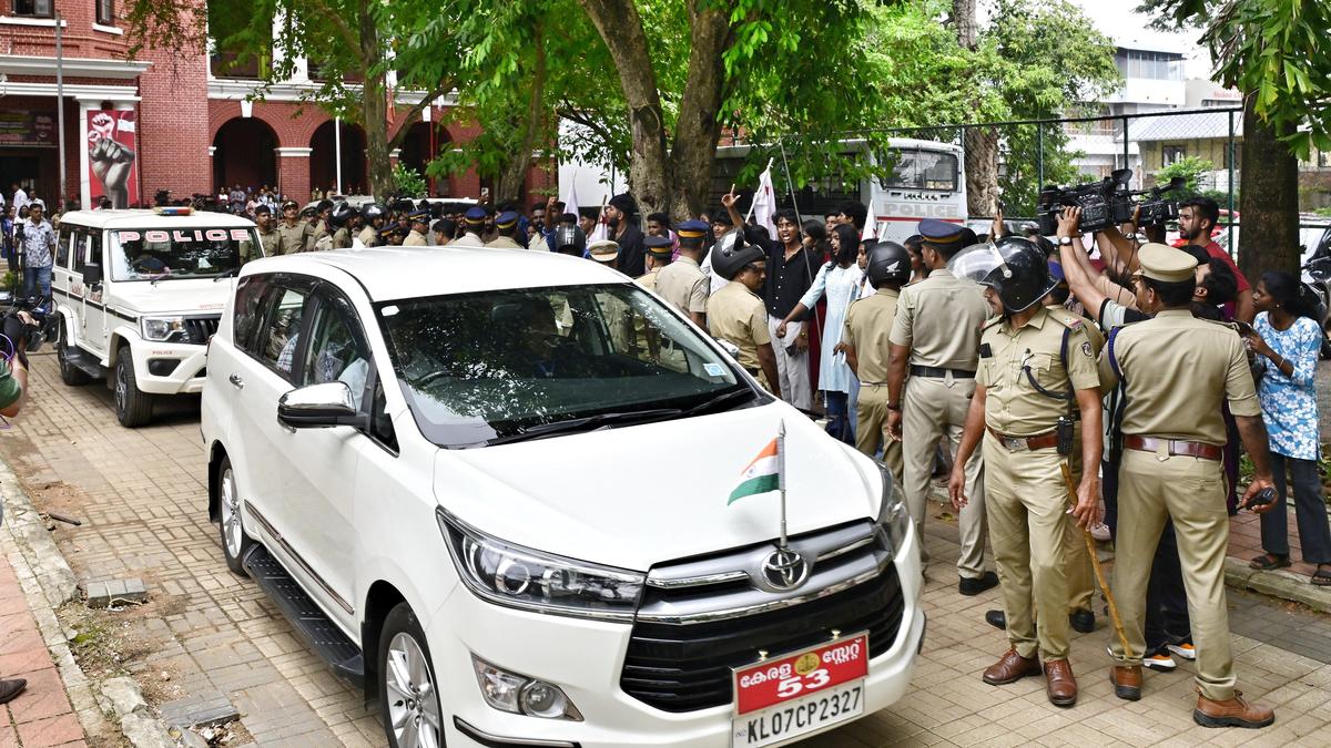 SFI Activists Storm Kerala Campus, Raise Slogans Against Higher Education Minister Roji M. John