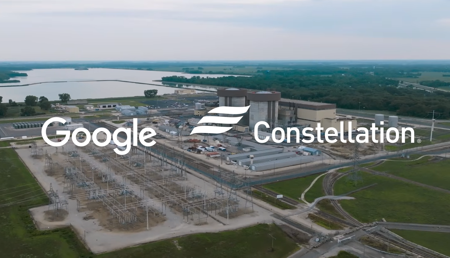Google Goes Nuclear to Power Its AI Data Centers, Committing To Moves to Acquire 890 Megawatts of Energy from Constellation in Landmark Industry Deal