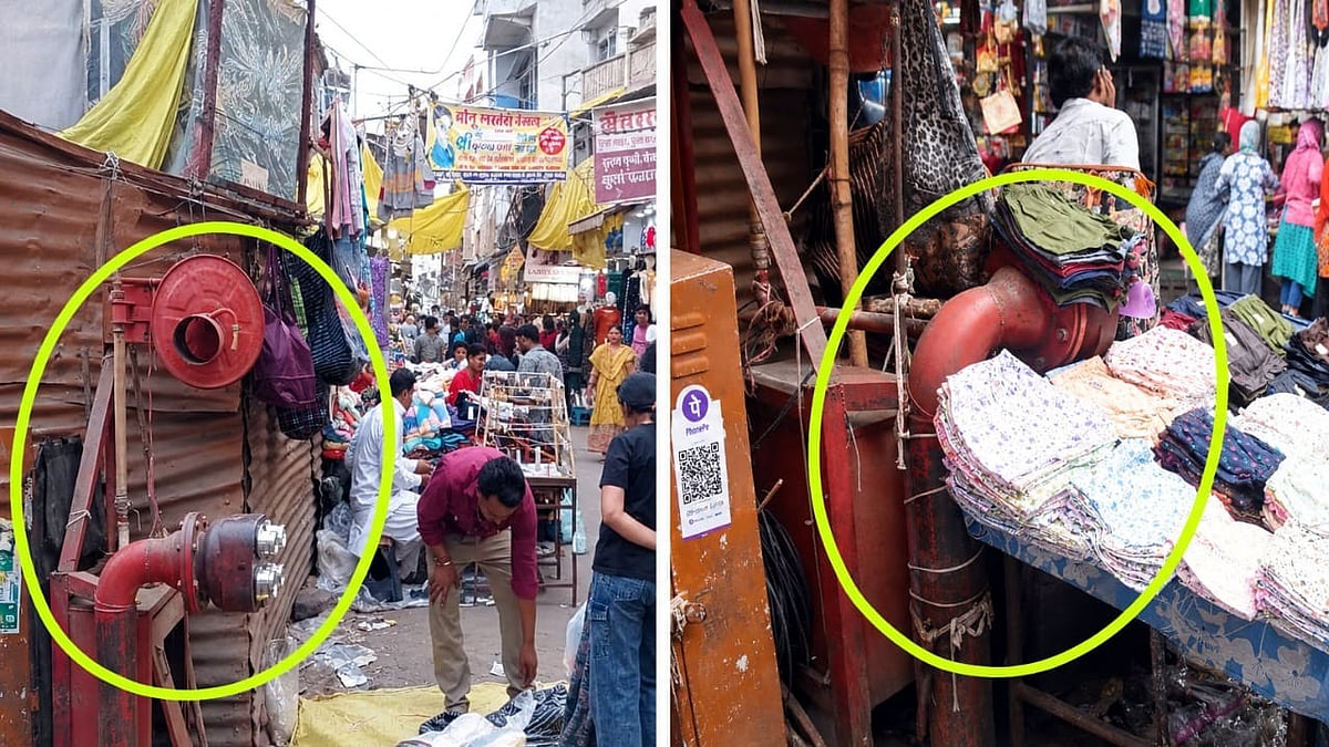 Bhopal Fire Safety Crisis Deepens As New Market, Chowk Bazaar Lack Working Hydrants for a Decade