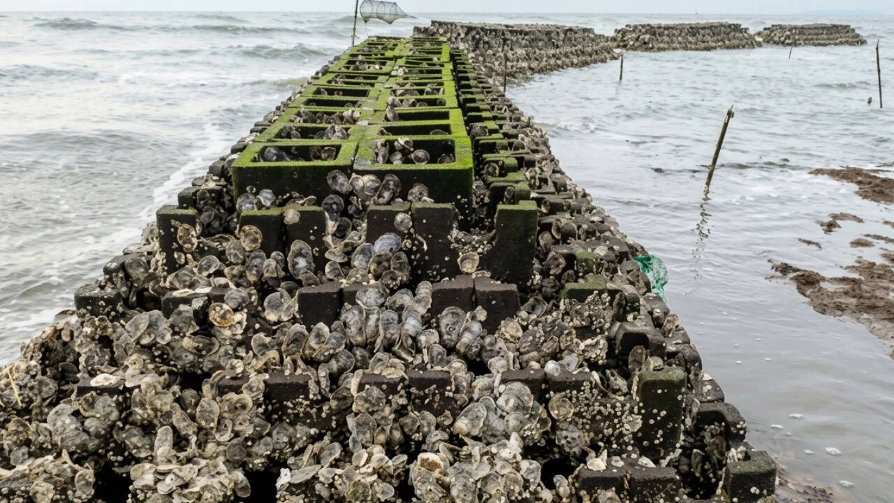 New Jersey Oyster Reefs Cut Storm Wave Height by Up to 51%