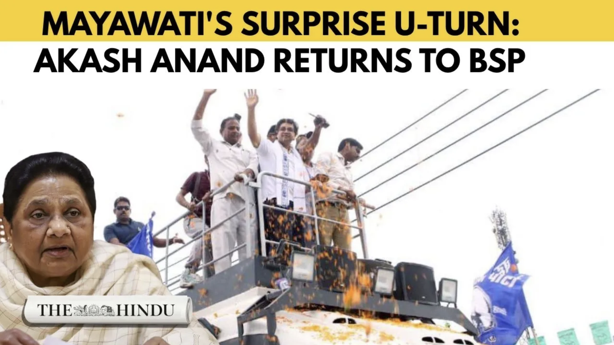 Mayawati Reinstates Akash Anand as BSP National Convenor Weeks After Expulsion