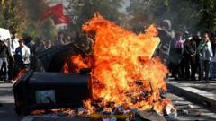 Fires Erupt at French Schools as Student Protests Escalate Nationwide
