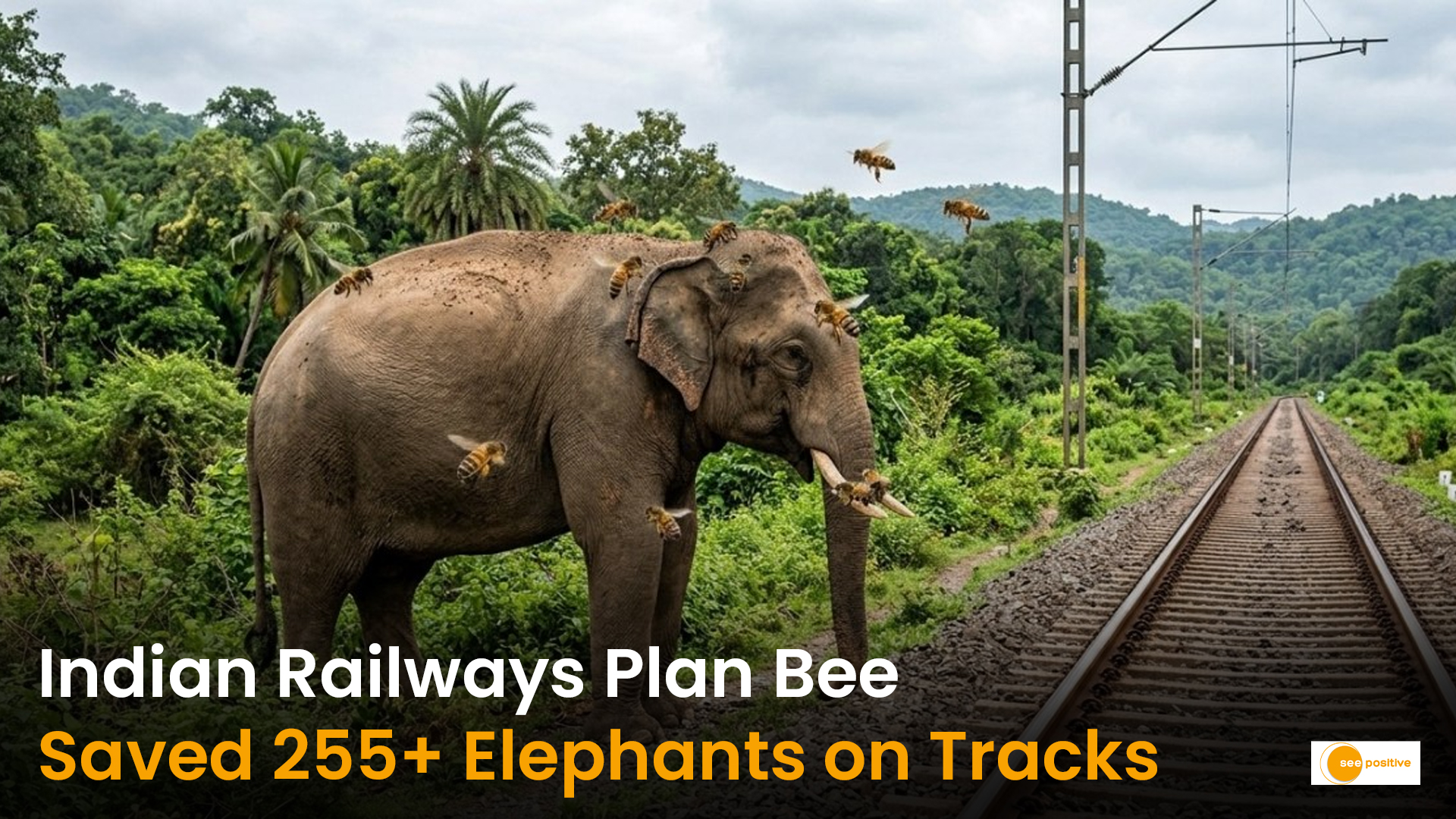 Plan Bee: How AI and Honeybee Sounds Saved Over 255 Elephants on Indian Railway Tracks