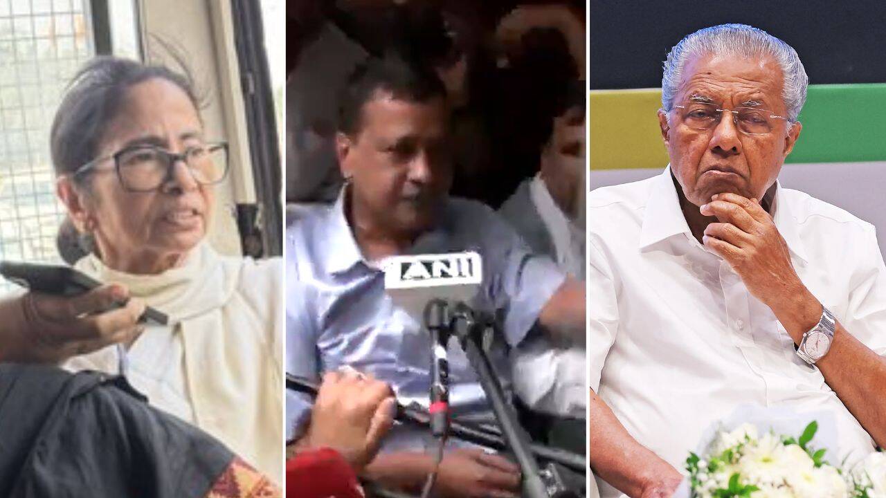 SIR Stir: Former Cms Kejriwal, Mamata, Vijayan Among Oppn Leaders Detained