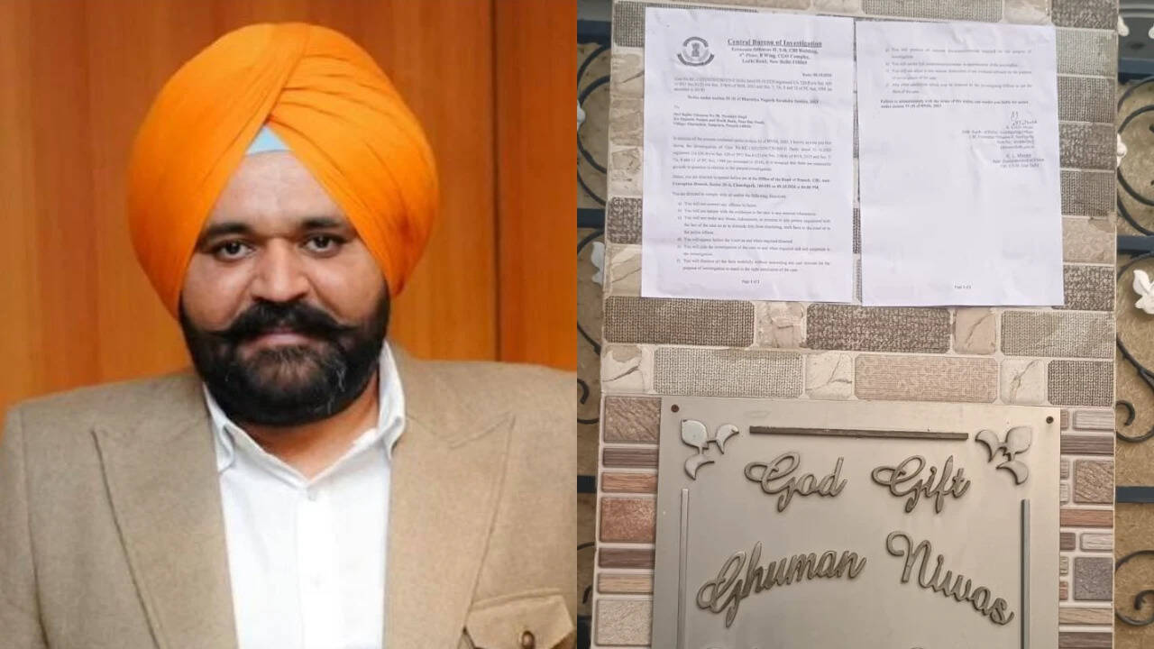 Summons on the Wall: CBI Pastes Notice Outside Residence of Punjab Cm's OSD