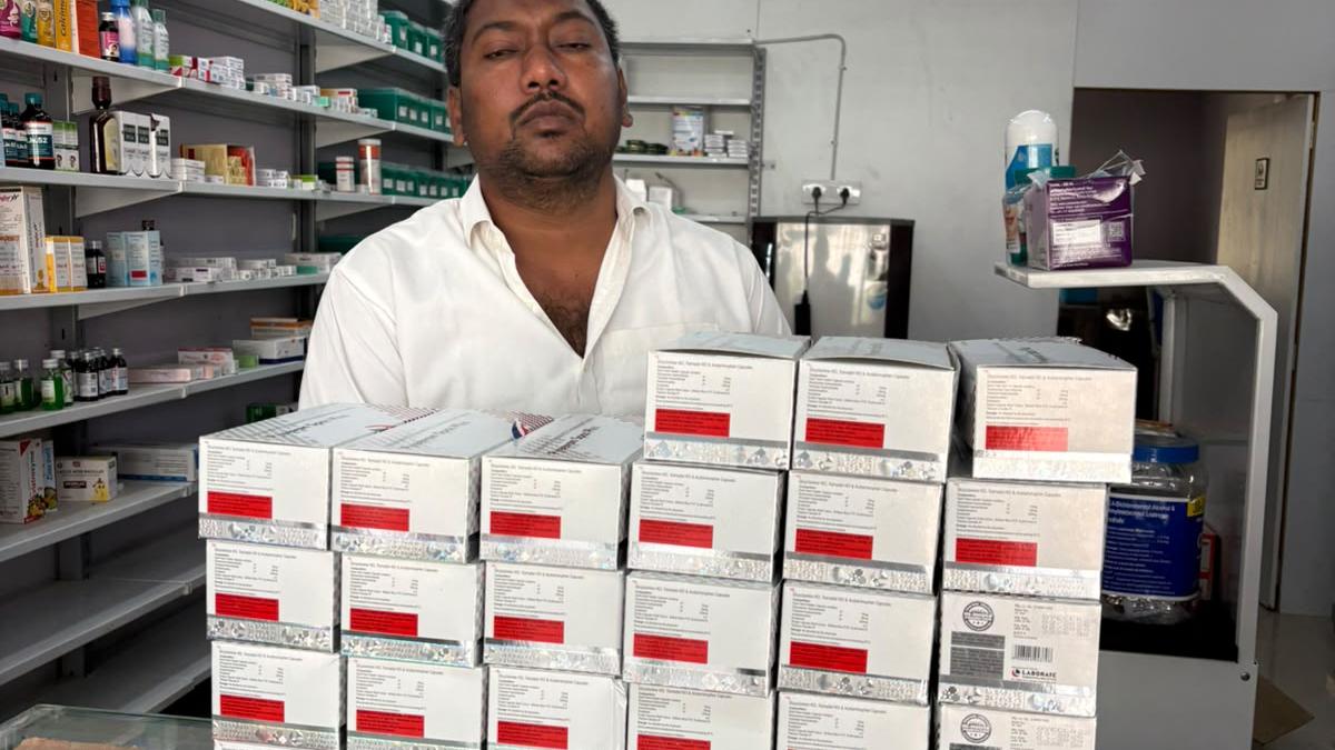 International Briefing: 6,368 capsules of habit-forming drug seized from medical shop in Tellapur