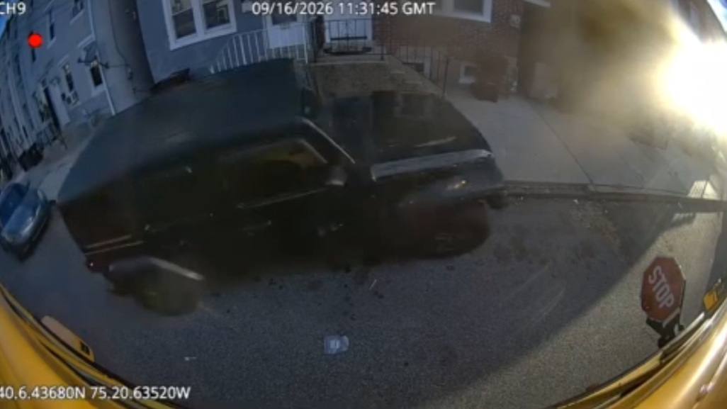 Caught on Camera: Driver uses sidewalk to pass stopped school bus