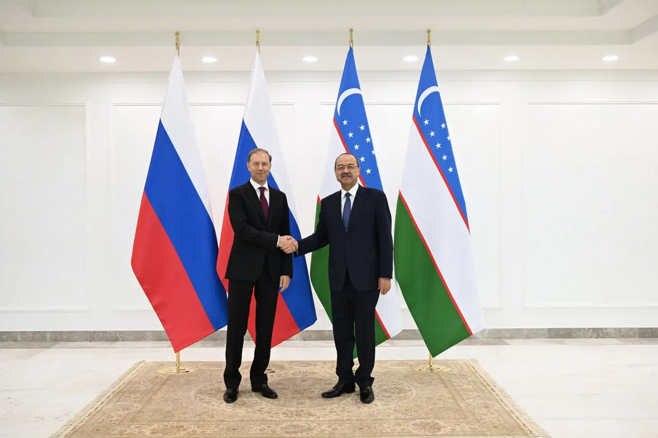 Manturov Discusses Development of Ties With Uzbekistan’s Leadership