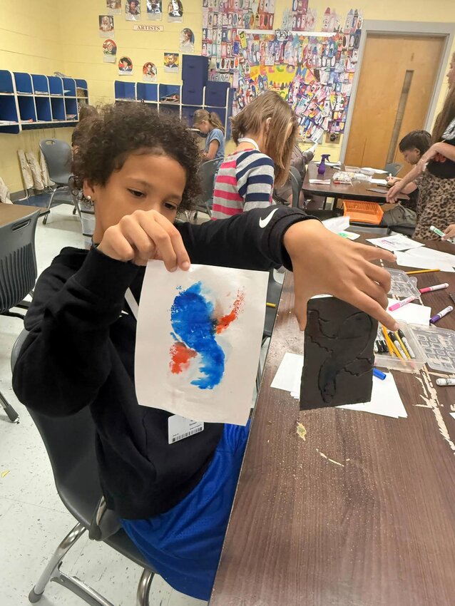 Economic Impact: Dresden fourth graders explore printmaking