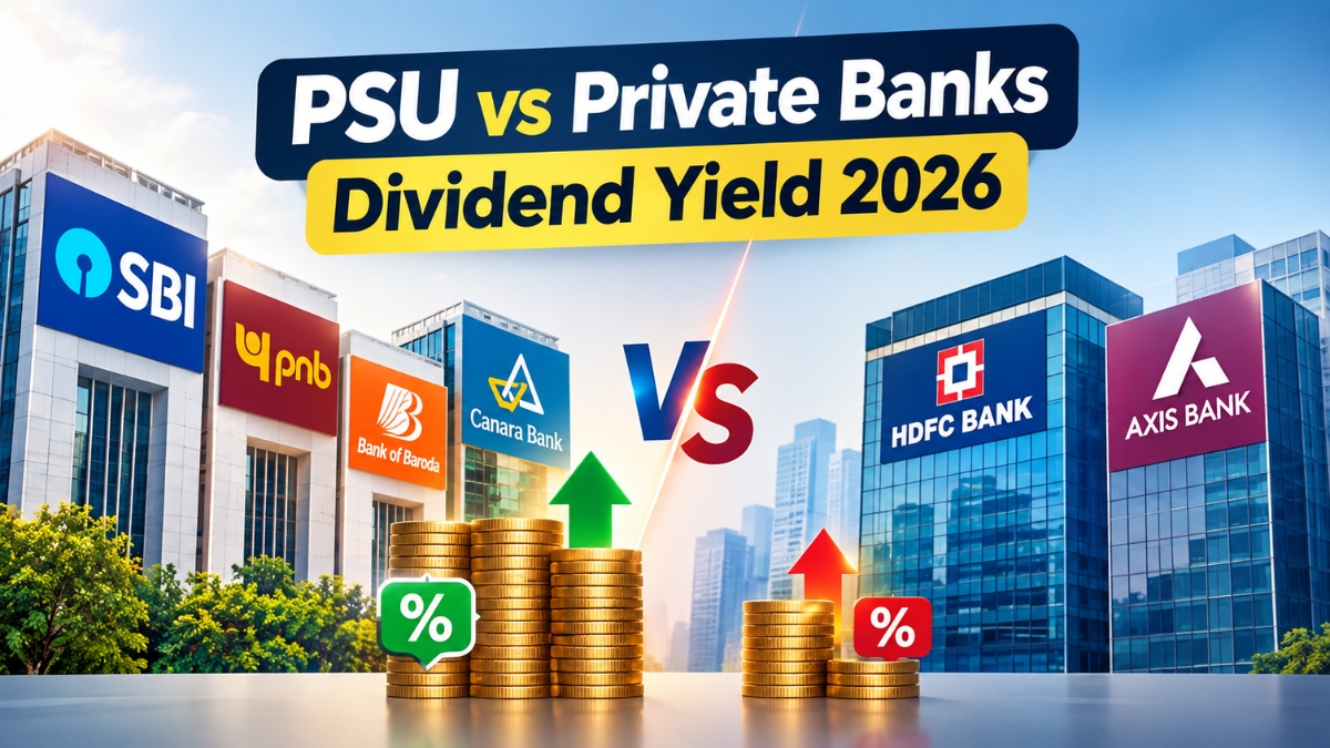 Corporate Strategy: PSU vs Private Banks Dividend Yield 2026: SBI, PNB, BoB, Canara Lead Over HDFC & Axis