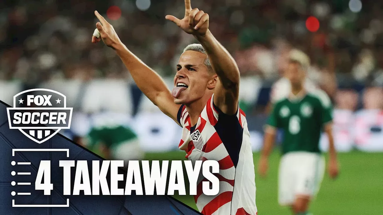 History Made by Cavan Sullivan: 4 Takeaways from Usa's Win Over Mexico