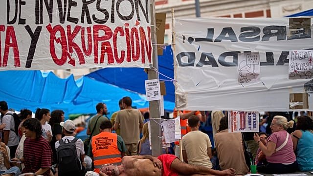 Watch: mass Madrid protests over Maricarmen eviction and housing crisis