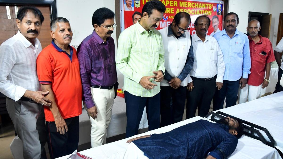 Blood Donation Camp in Vijayawada Marks Gandhi and Sastry Jayantis