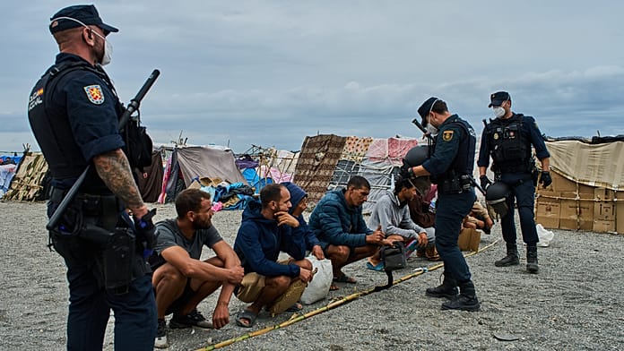 Spanish Police Begin Clearing Ceuta's Largest Migrant Camp Ahead of King and Queen's Visit