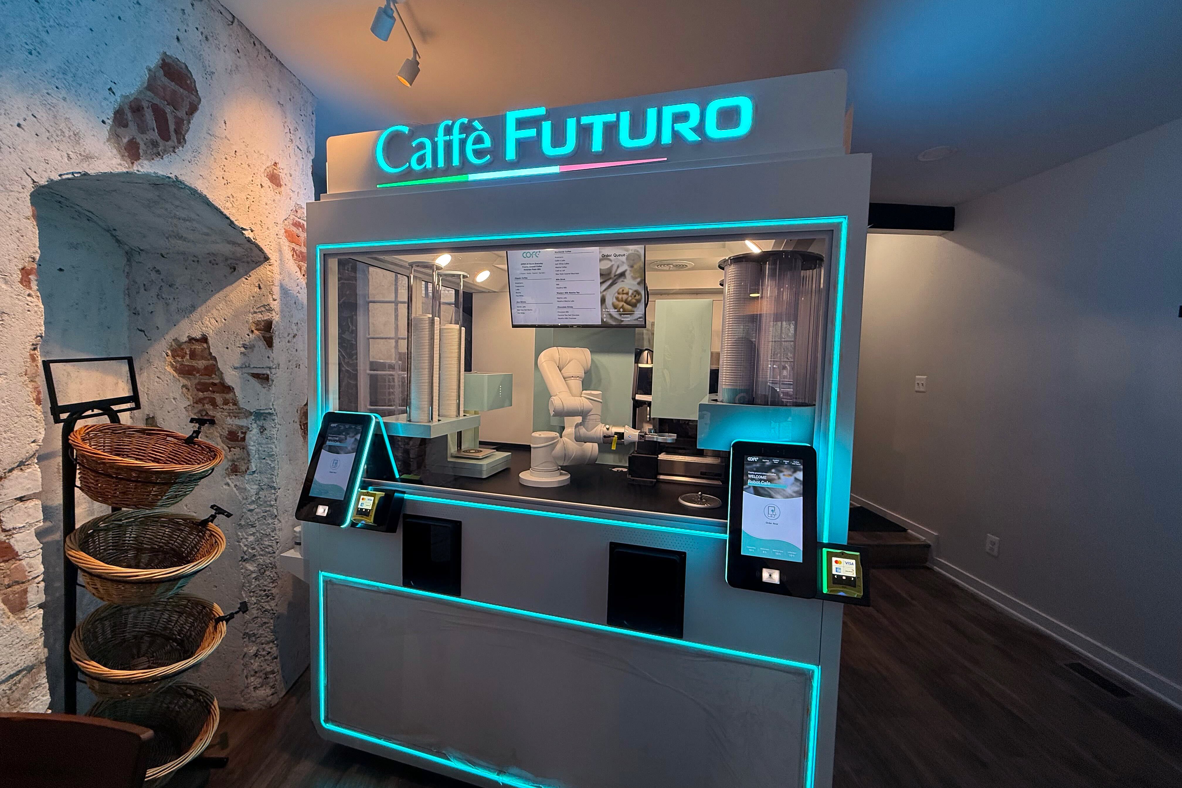 Enterprise Tech Shift: The Dish: This Fells Point café’s AI-powered robot can make a latte with your face on it and the Scaling Frontier