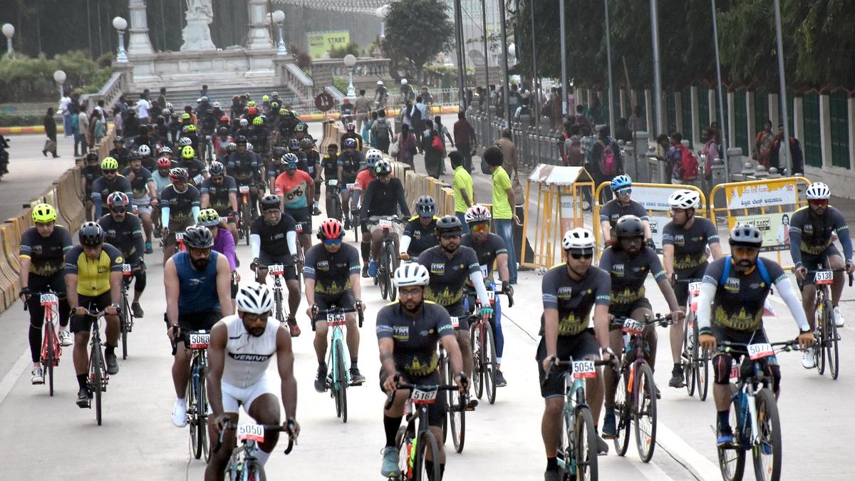 Hundreds of Cyclists Hit Mysuru Streets for L’etape by Tour De France