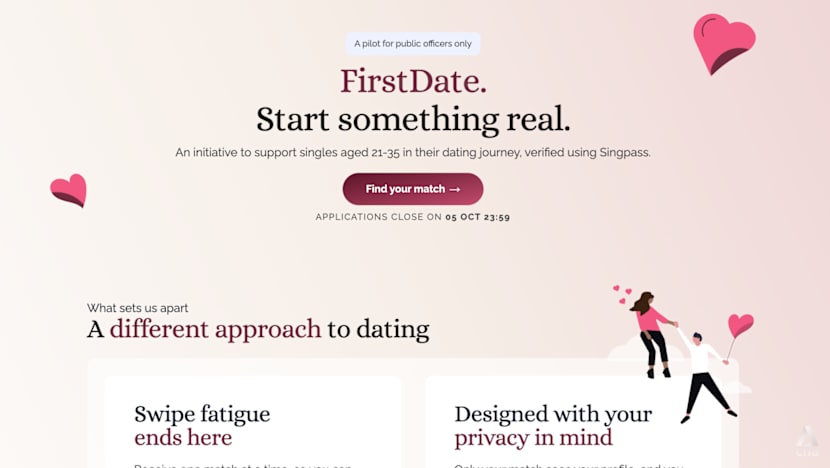 Developing Story: No decision made on expanding dating platform for Singapore public officers beyond pilot: GovTech