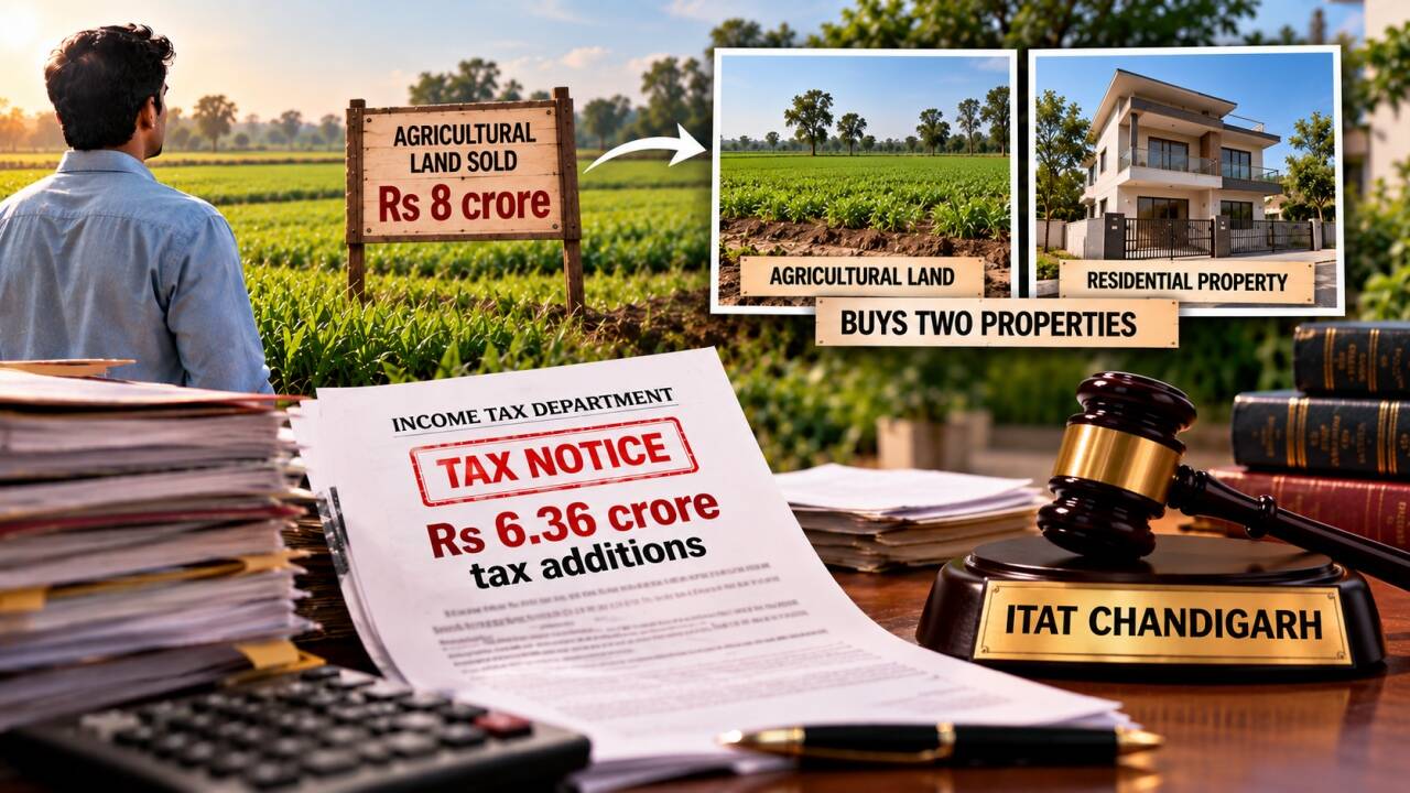 Man Sells Ancestral Land for Rs 8 Cr, Claims Ltcg; Tax Dept Rejects & Adds Rs 6.36 Cr