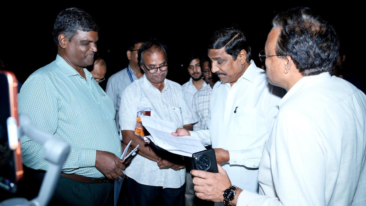 Minister Inspects Bheemunipatnam-Narsipatnam Road Widening, Promises Faster Completion