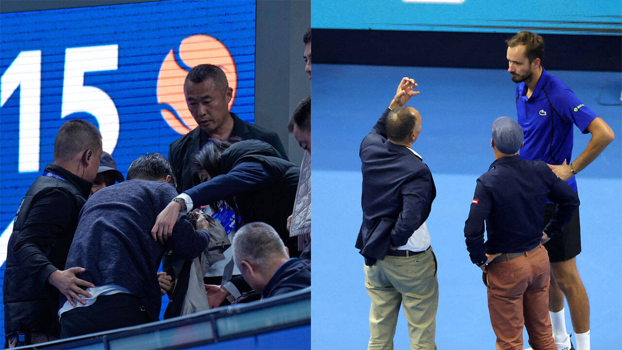 Medvedev Disqualified After Hitting Spectator With Ball; Djokovic ‘shocked’ - Watch