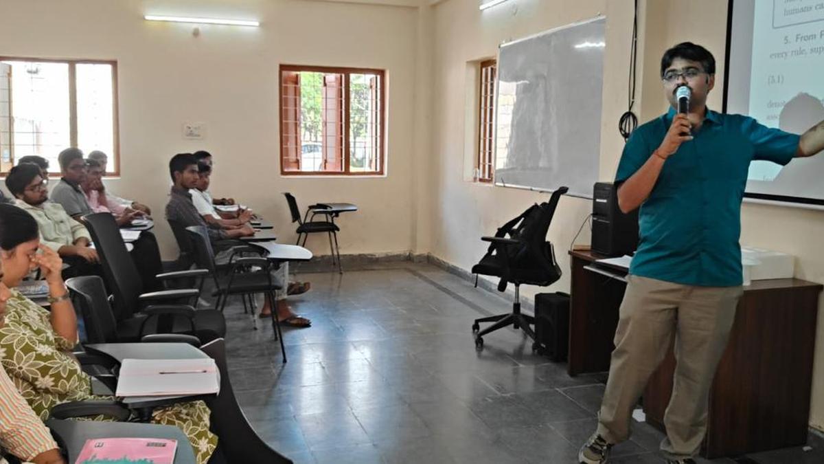 Iit-h Faculty Teach Technical Courses at Tribal University