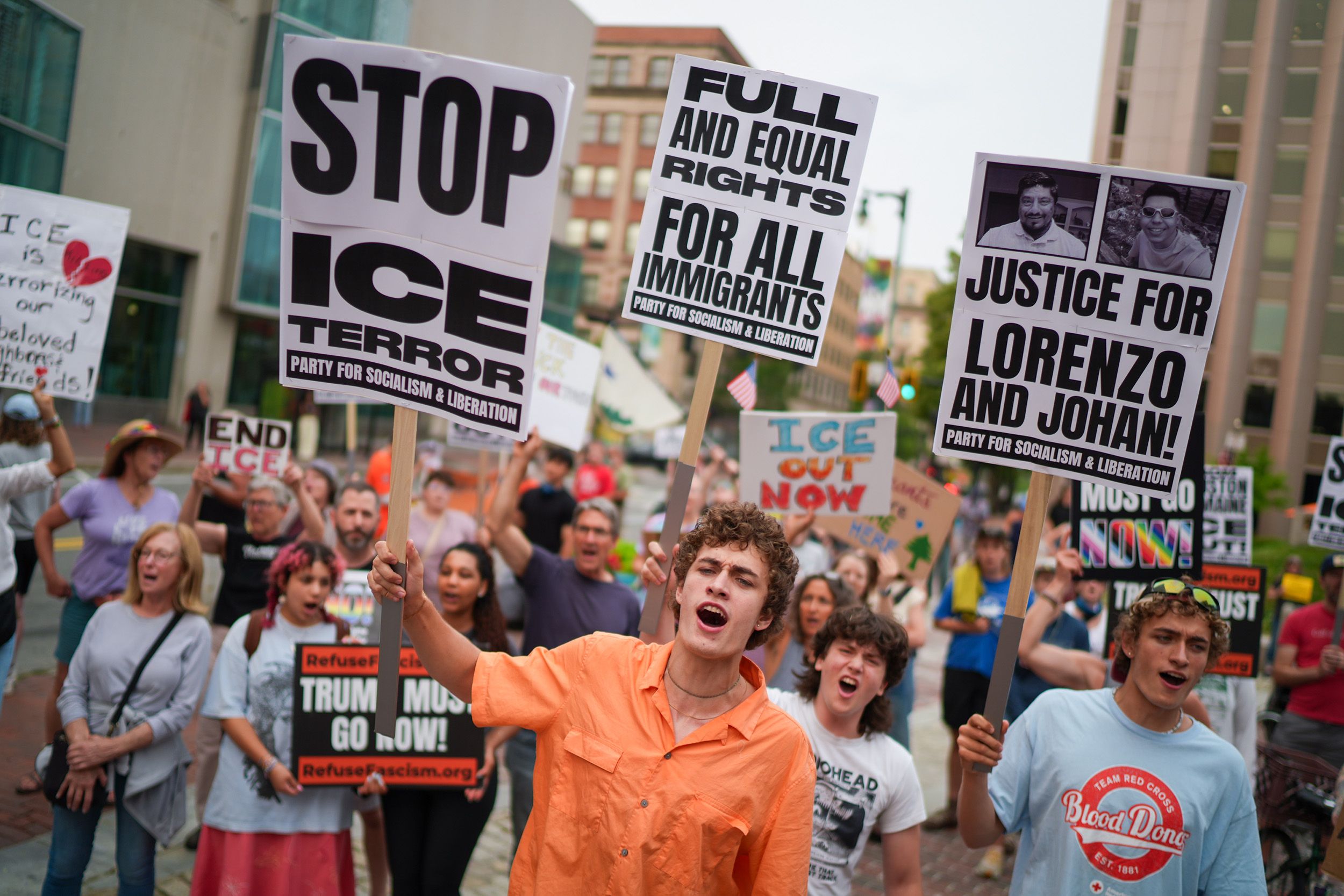 Tech Frontier: ICE Has Been Dumping Protester Photos Into a Palantir Database