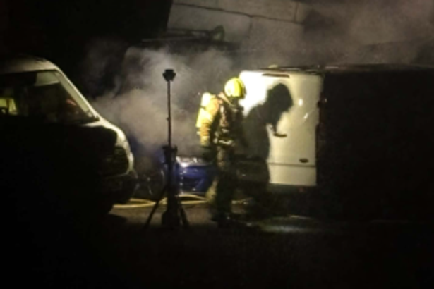 Two vans and car torched in Stoke-on-Trent arson attack