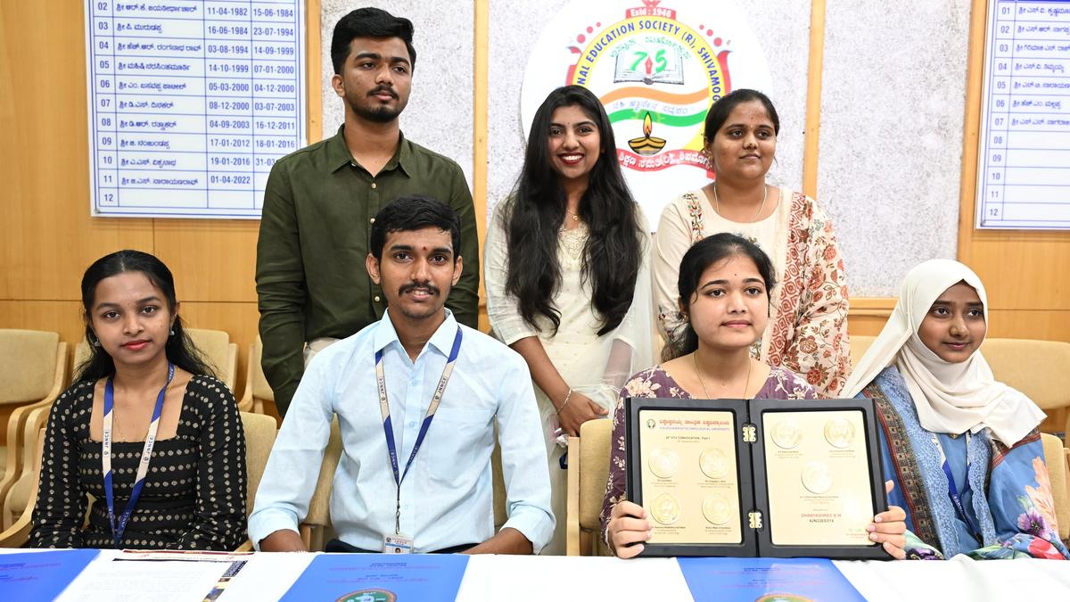 JNNCE in Shivamogga Secures Eight Ranks in VTU Exams Following Fast-Moving Developments