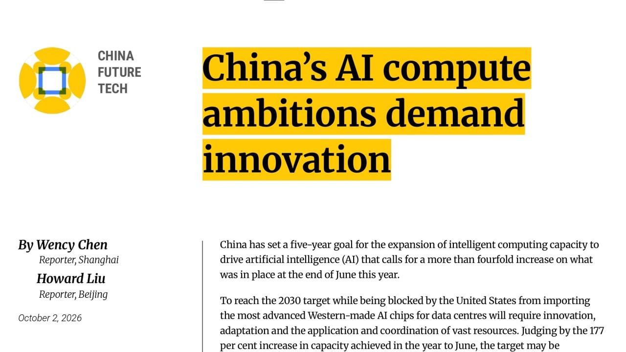 Enterprise Tech Shift: China’s AI compute ambitions demand innovation and the Scaling Frontier