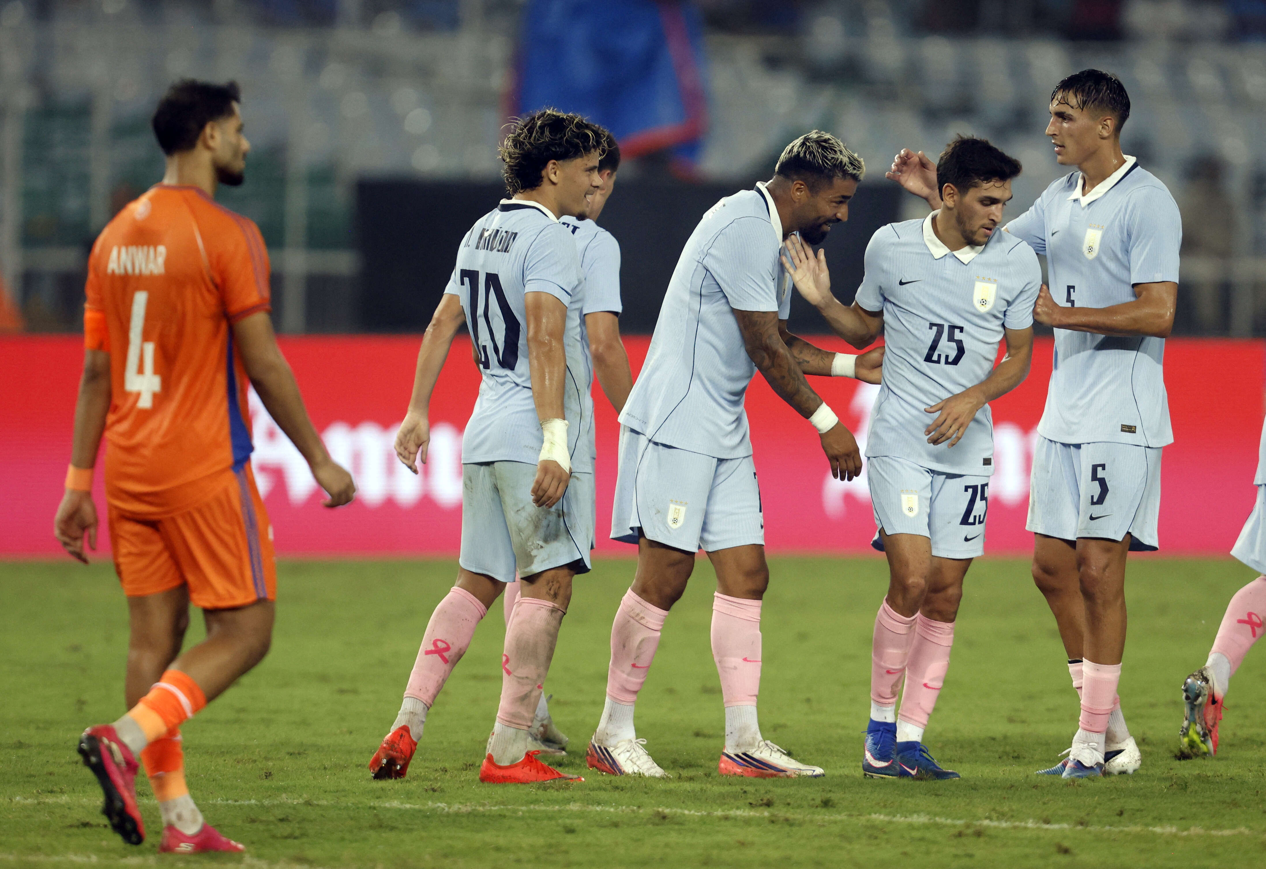 Anirudh Thapa Goal a Brief Bright Spot As Uruguay Run Riot Against India