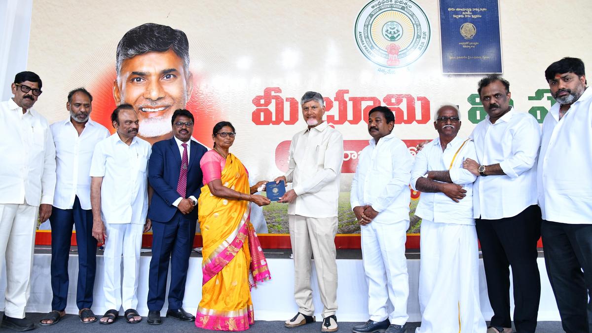 40 Lakh Pattadar Passbooks Given to Farmers in A.p., 51 Lakh More in the Pipeline, Says CM