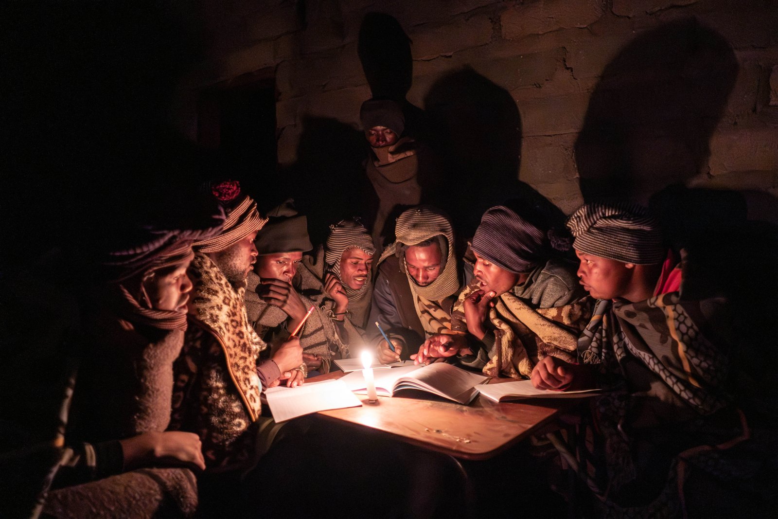 Photos: These shepherds climb down a mountain to go to night school