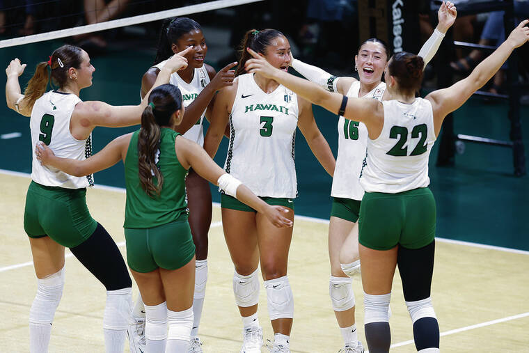 Hawaii Volleyball Sweeps Grand Canyon Again in Dominant Fashion