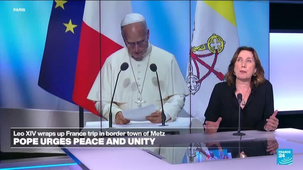Pope wraps up 'hugely successful' France visit with Metz speech