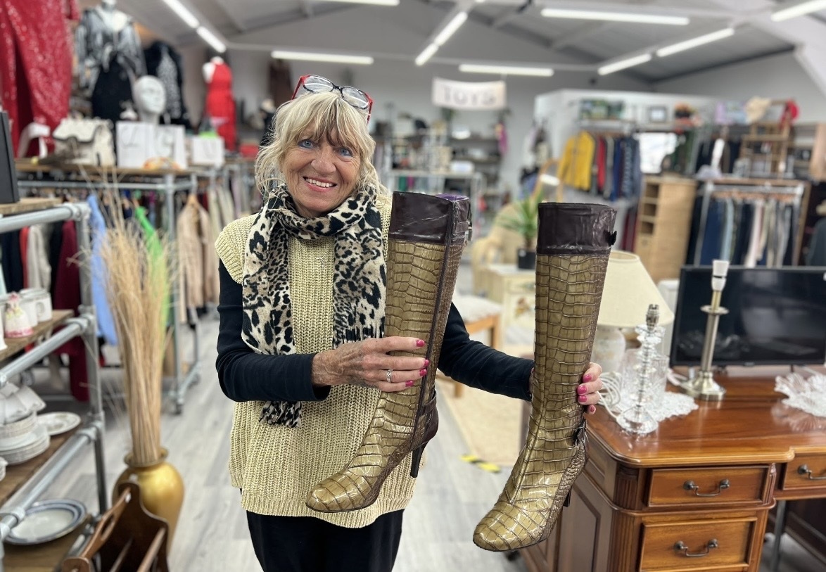 £80 and Bank Books Found Inside Boots Donated to East Cheshire Hospice Shop