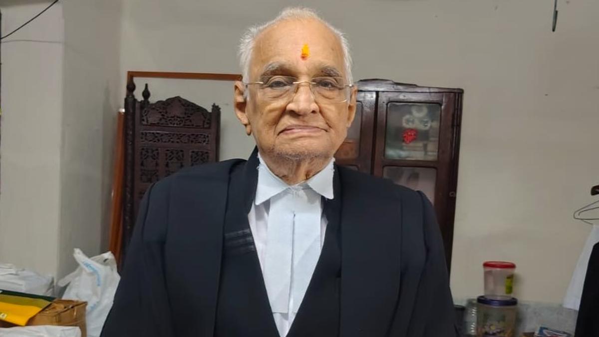 100-Year-Old Lawyer P.B. Menon Refuses to Retire, Still Fighting in Court