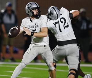 Carter Morgan Explodes for 5 TDs as No. 10 Guyer Crushes Braswell 55-7